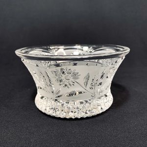 Lausitzer German Vintage Frosted 24% Lead Crystal